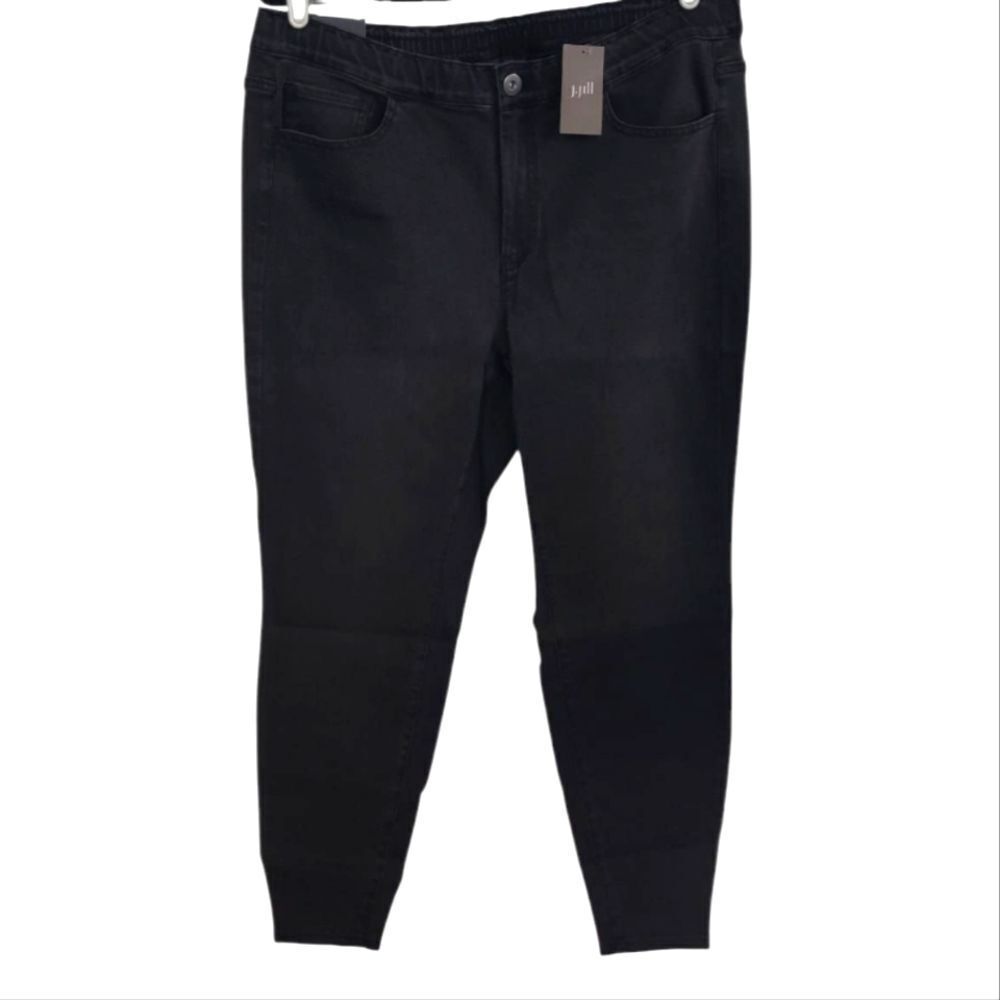 NWT J. Jill Black Wash Leggings Size 16W